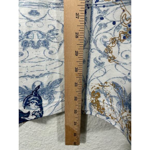 Ruthless Art Shirt Mens Size 2XL Geometric Short Sleeve Embroidered Multicolor - Picture 3 of 12